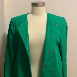 Zara Green linen jacket